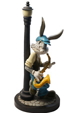 RARE VTG 1994 Warner Bros Looney Tunes Bugs Bunny Saxophone Jazz Statue Figurine picture
