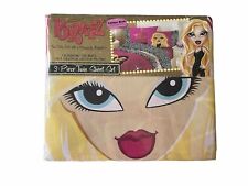 Vintage BRATZ Movie Twin Bed Sheet Set Of 3 NEW IN BAG SEALED picture