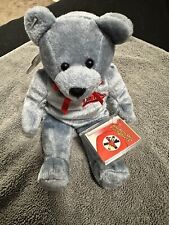 2001 Holy Bears God Bless Our Firefighters Stuffed Plush Blue 9