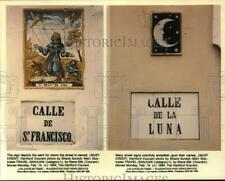 1994 Press Photo Street signs found in Puerto Rico - tuw02912 picture