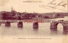 pre-1907 BRETAGNE, FRANCE. TREGUIER - LE GRAND PONT, DIT PONT CANADA 1904 picture