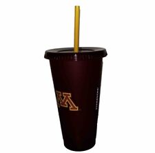 Starbucks Tumbler University of Minnesota 2020 MN Gophers Maroon and Gold 24oz picture