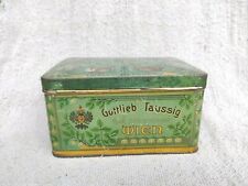1920s Vintage Gottlieb Taussig Wien Toilet Soap Advertising Tin Box Austria TB25 picture