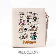 Haikyuu Anime Wallet Purse Pouch Billfold Notecase Student Cosplay Girl Gift picture