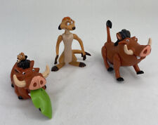 Lot of 3 Vintage Burger King Kids Club Disney's Lion King Timon and Pumbaa Toys picture