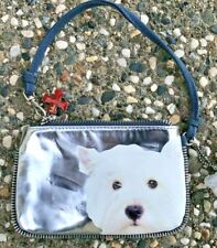 Fuzzy Nation Westie Dog Purse Wristlet Accessory Bag picture