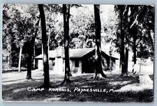 Paynesville Minnesota MN Postcard RPPC Photo Camp Koronis Lodge 1965 Vintage picture