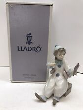 Lladro 6257 Pierrot in Preparation Clown Holding Mirror - Not Original Box  picture