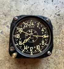 Aircraft Clock 8-day Civil Date Indicator Aeronaval (CDIA) Waltham WWII Vintage picture