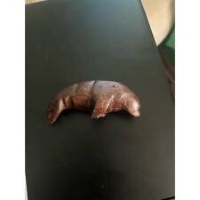 Handcarved Wooden Manatee picture