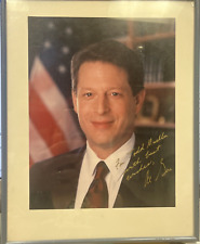 RARE AL GORE hand signed VP 8x10 Color Photo Framed picture