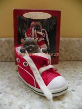 Hallmark 1993 High Top Purr Cat Sneaker Kitten Christmas Ornament picture
