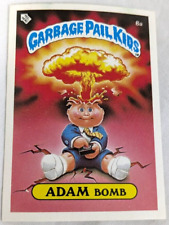 UK MINI 1st Series 1985 Topps Garbage Pail Kids OS1 ADAM BOMB Card Sticker GPK picture
