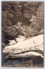 South Londonderry-Jamaica~Can You Find Me Below Hamilton Falls From Frog? RPPC picture