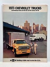 Vintage 1973 Chevrolet Trucks Conventional & Tilt Series Chevy Sales Brochure picture