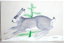 7th SPRING SALE NOW Taos Pueblo Painting PERCY SANDY 'Rabbit' 3.5