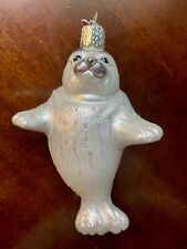 Old World Christmas Ornament Seal Pup Ocean Sea Life NWOB picture