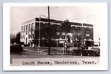 Postcard RPPC Henderson Texas Court House For Rusk County picture
