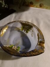 Vintage Ashtray Painted Flowers picture