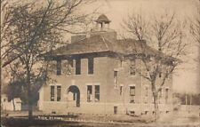 1910 DELAND DE LAND HIGH SCHOOL IL Illinois REAL PHOTO RPPC POSTCARD picture