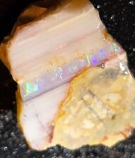 14 Grams Natural Fire Opal Fancy Rough Loose Gemstone Partially Worked picture