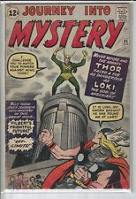 JOURNEY INTO MYSTERY #85 1st APPEARANCE OF LOKI HEIMDALL ODIN ASGARD GOOD picture
