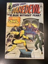 Daredevil #3 1st Appearance of Owl Marvel 1964 LOW GRADE 1.5 picture