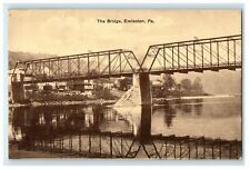 c1908 View of The Bridge in Emlenton, Pennsylvania PA Antique Posted Postcard picture
