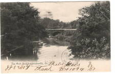 Postcard OH Uhrichsville View Arch Stone Bridge 1906 Antique picture