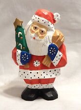 Midwest Importers of Cannon Falls Wood Painted Santa Figure picture