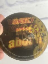 Donkey Kong 64 Nintendo N64 Lenticular Promotional Button Pin Promo Pinback picture