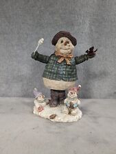 Vintage Frosty The Snowman Musical Figurine With 2 Baby picture
