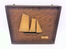 Vintage Pinky Gloucester 1815-40 Wood Ship Wooden Model Decorative Boat Nautical picture