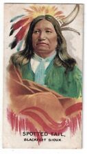 British American Tobacco (BAT) INDIAN CHIEFS  #45 SPOTTED TAIL--VG/EX Condition picture