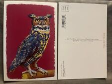 Lantern Press Postcard Horned Owl picture