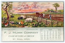 St. Pail Minnesota MN Postcard FJ Mumm Company Cash Buyers Cream c1912 Vintage picture