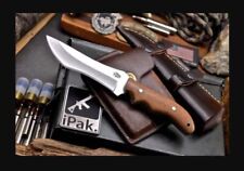 CFK IPAK Handmade D2 Custom Rosewood Hunting Skinner Camping Sport Utility Knife picture