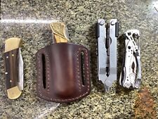 Leather Pancake Sheath Only (Buck 110, 112, Gerber MP600, Leatherman, Skeletool) picture