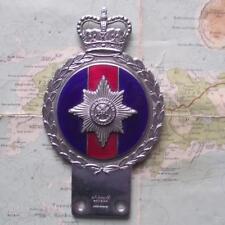 c1950 Vintage Car Enamel Chrome Mascot Badge : Irish Guards by Gaunt England picture