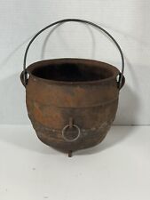 Vintage Cast iron Bean pot Caldron 3 leg picture