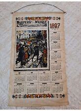 Harper's Weekly 1897 Vintage Wall Hanging Calendar picture