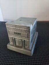 Vintage First National Bank Hartford Advertising Metal Coin Bank Building picture