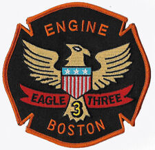 Boston Engine 3 NEW Eagle 3 Fire Patch  picture