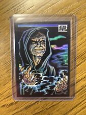 2022 Topps Chrome Star Wars Galaxy #37 The Emperor's Power Refractor picture