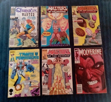 Lot 6 Vintage 1985 Comic Books Masters Of The Universe Wolverine Transformers  picture