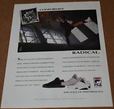 1992 Print Ad Fila Basketball Shoe Conformist Radical Dunk improve man perform picture