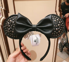 2021 Minnie mouse ear Headband Black Punk Shanghai Disneyland Disney picture