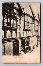 Chester England UK, Derby House, Antique Vintage Souvenir Postcard picture