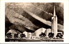 Real Photo Postcard First Baptist Church in Long Beach, California picture