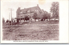 BELDING, MICHIGAN POSTCARD Belding Bros. Ashfield Boarding House Vintage picture